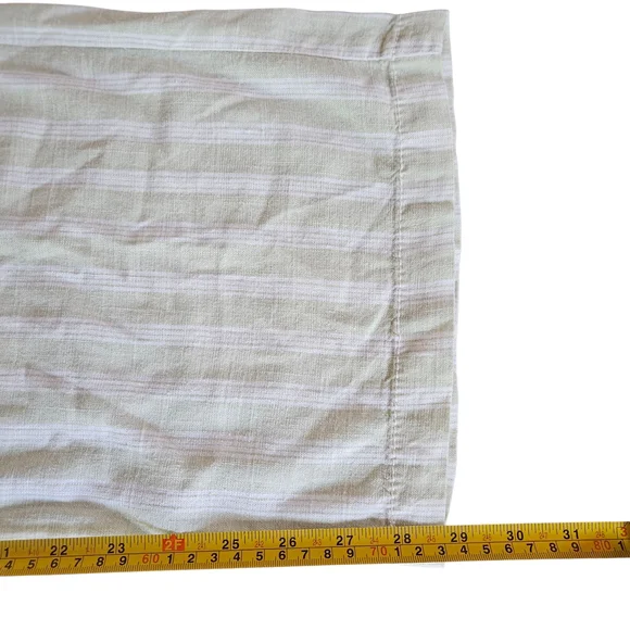 NWT - Cali 1850 - Sage Green Striped Lined Blend Wide Leg Pants - Small - Picture 11 of 14